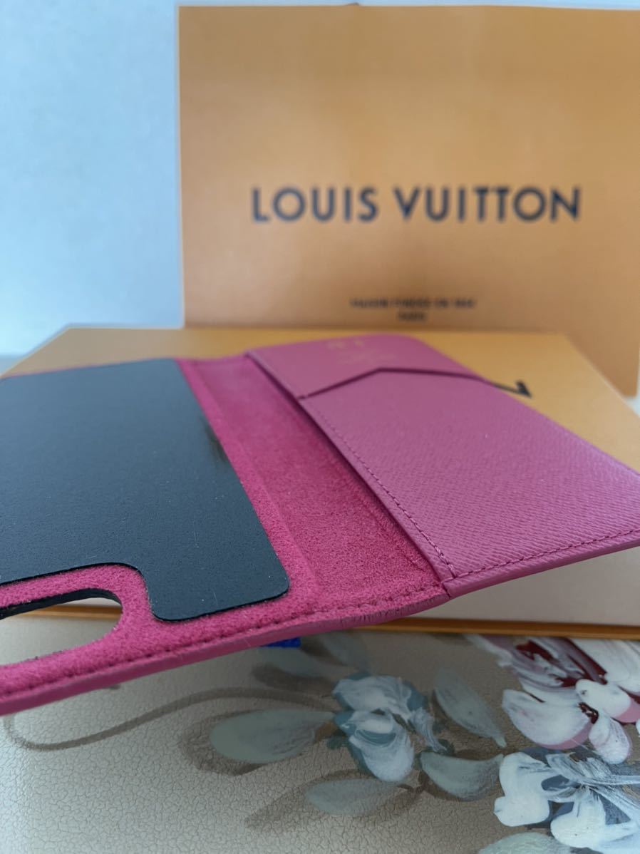 ＬＶ　ルイヴィトン iPhone SE 7 8 モノグラム 手帳型ケース　箱付 iPhone モノグラム Louis ルイヴィトン 手帳型ケース Vuitton 8⁄7⁄SE