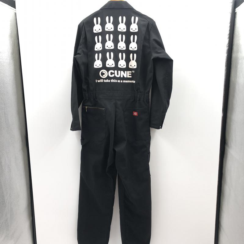 中古】CUNE キューン × Dickies ディッキーズ つなぎ 38 黒 白