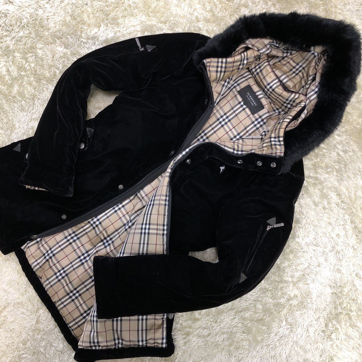 希少！Lサイズ】極美品！バーバリーブラックレーベル BURBERRY BLACK 