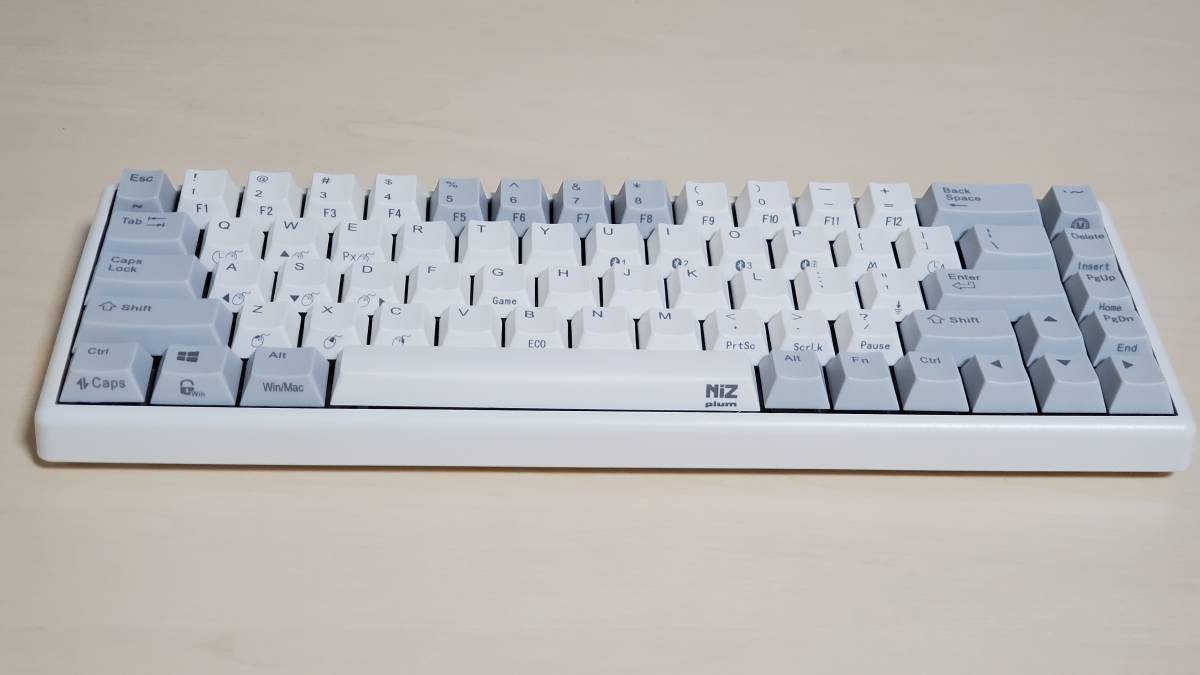 AKEEYO NIZ 68キー 英語配列 ワイヤレスキーボード 静電容量無接点 