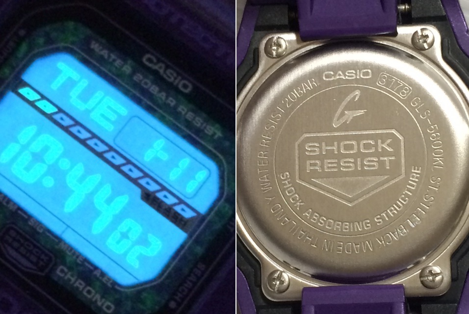CASIO G-SHOCK GLS-5600KL-6 パープル 人工オパール 【公式通販】