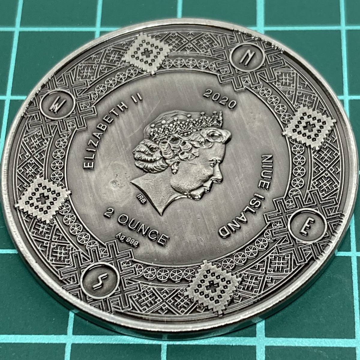 2020 ニウエ 関羽 五虎大将軍 3オンス ブラックプルーフ 大型銀貨