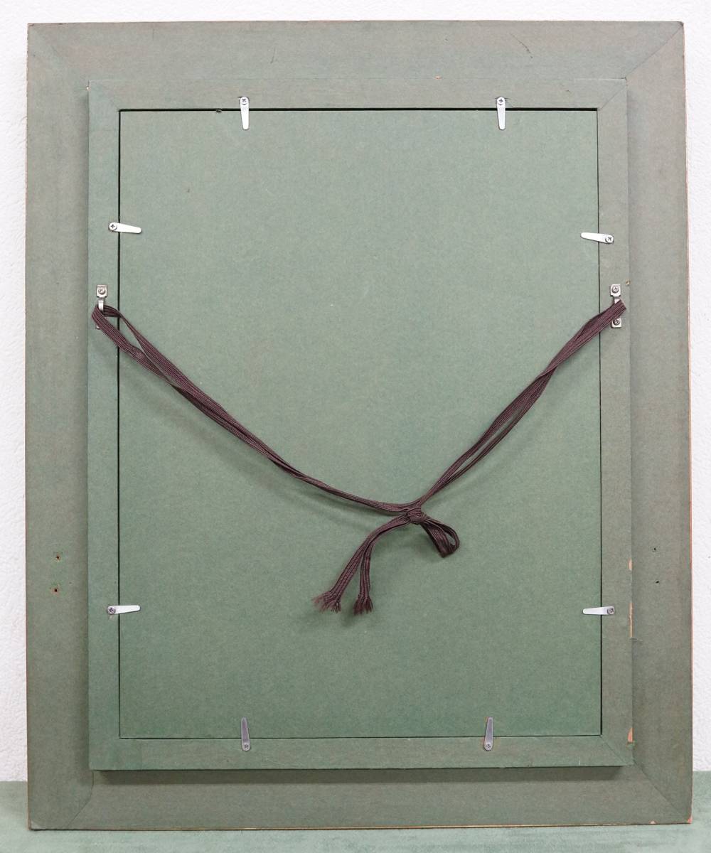 宮平勉 小さな踊り子 絵画 油彩画 油絵 額装 人物画 油彩 アートC お