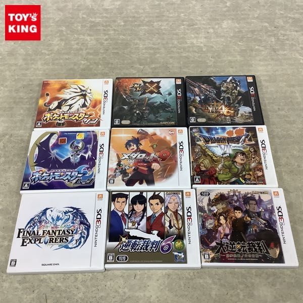 人気セール，100%新品 1円 NINTENDO 3DS ソフト ポケットモンスター ムーン 逆転裁判6 モンスターハンター4G 他(おもちゃ、ゲーム)｜売買されたオークション情報、yahooの商品情報をアーカイブ公開 - オークファン その他