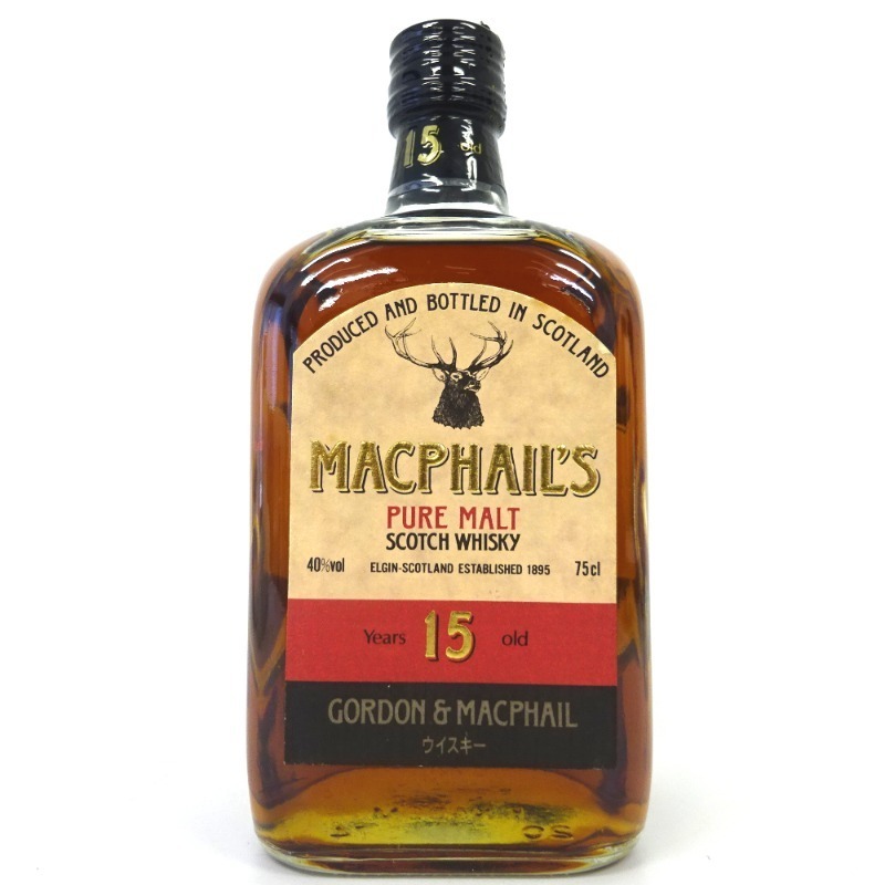 未開栓マクファイル 15年 ウイスキー 750ml 40％ MACPHAIL'S