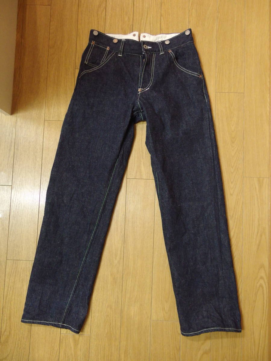【大人気，お得】 Dry Bones ドライボーンズ Gold Rush Waist Over-alls DP-705F W32 ジーンズ デニムパンツ サスペンダーボタン ビンテージ(W30～)｜売買されたオークション情報、yahooの商品情報をアーカイブ公開 - オーク W30～