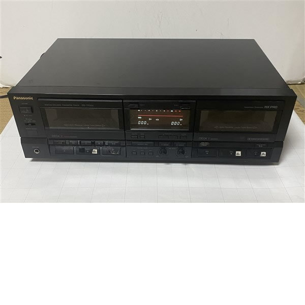 Panasonic　STEREO　DOUBLE　カセットデッキ RS-D9 Panasonicパナソニック ダブルカセットデッキ RS-TR355 レトロ昭和80