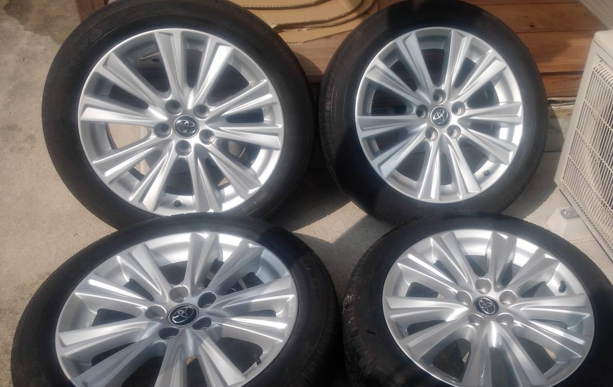 トヨタ 30系アルファード 純正ホイール 235/50R18 中古美品 タイヤ