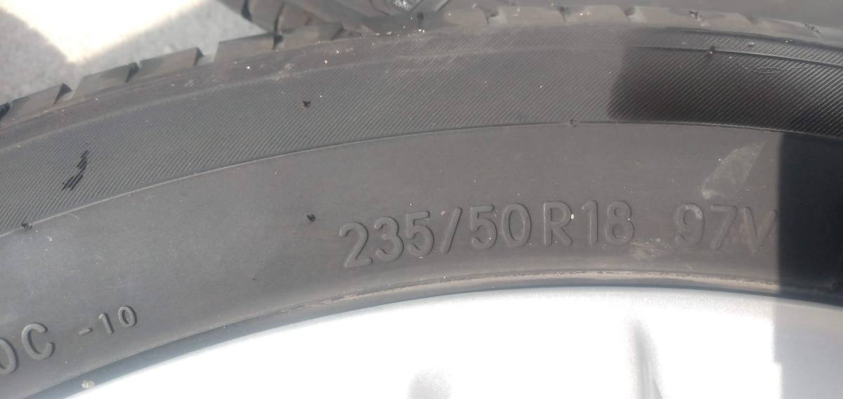 トヨタ 30系アルファード 純正ホイール 235/50R18 中古美品 タイヤ