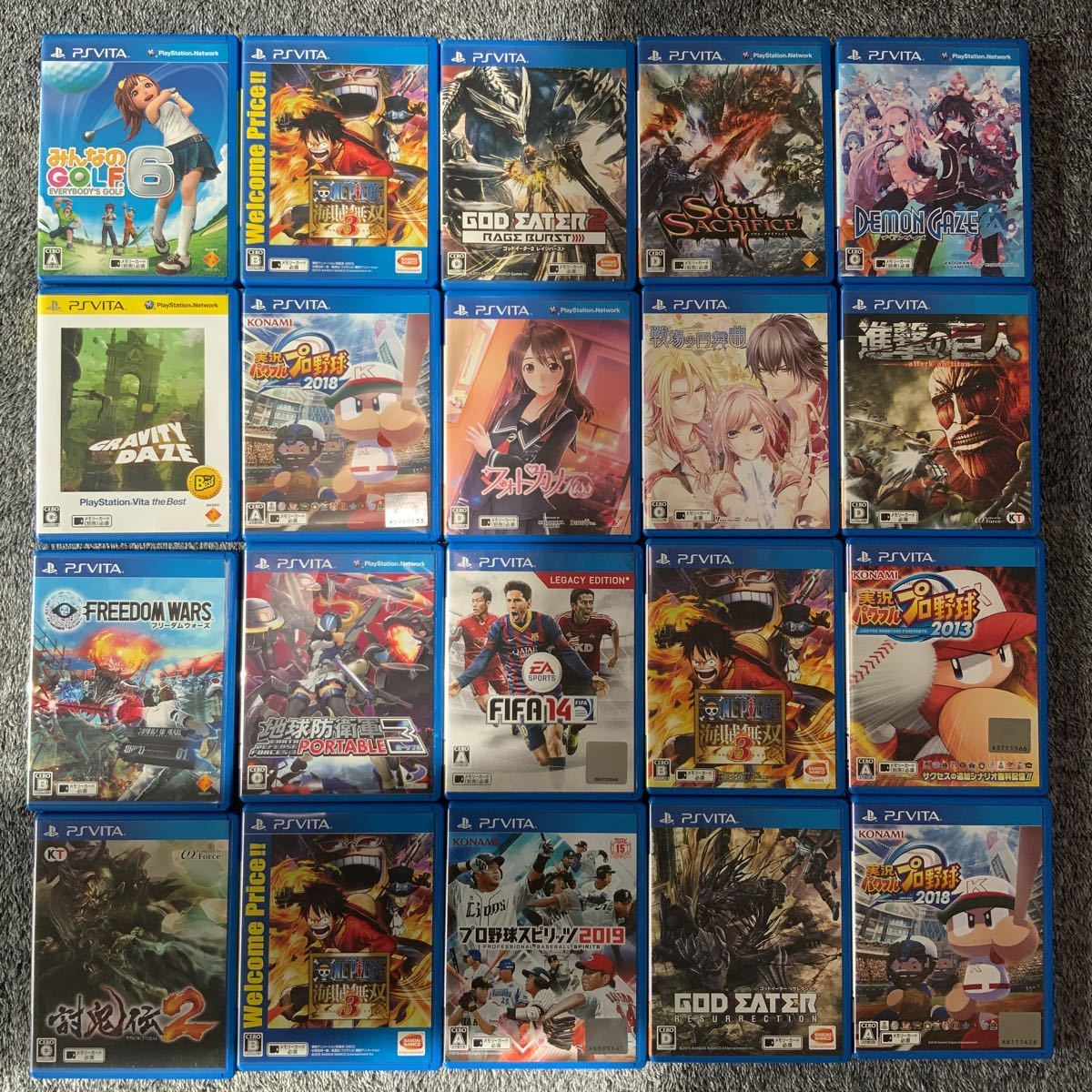 PSVitaソフト 大量 72個 まとめ ロット ゲームソフト(PS Vitaソフト