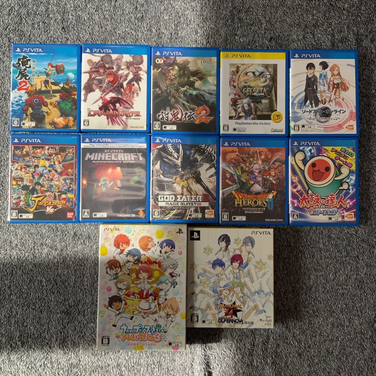 PSVitaソフト 大量 72個 まとめ ロット ゲームソフト(PS Vitaソフト
