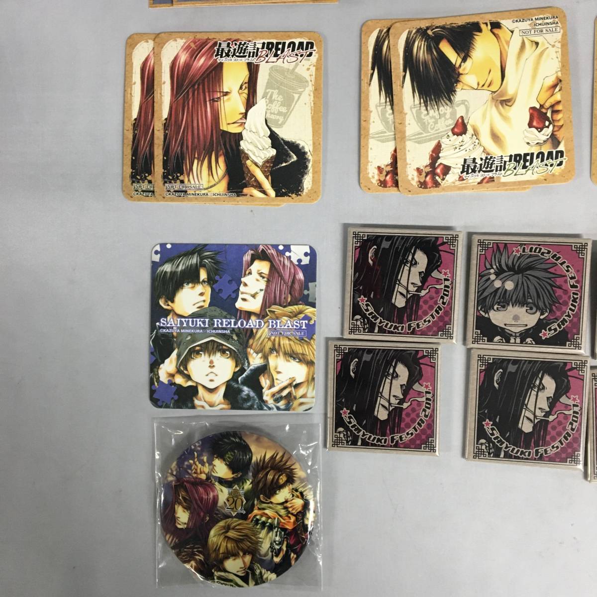 ○最遊記 まとめ [FESTA 2017 スクエア 缶バッジ コースター ミニ色紙