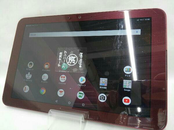 動作確認済 KYT33 Quatab QZ10 タブレット 画面割れあり ケース付