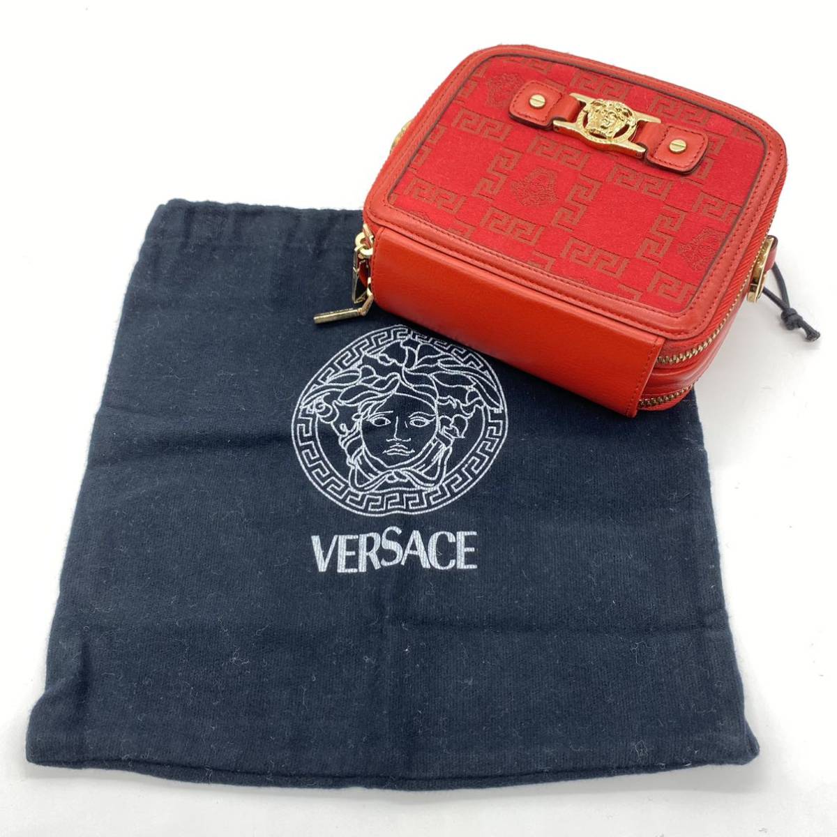 希少】 VERSACE ヴェルサーチ ベルサーチ メデューサ ウォレット 