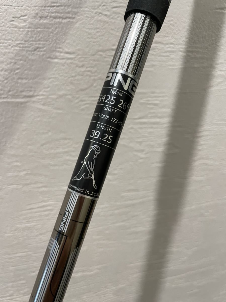 PING TOUR 173-85 S G425 5U用純正シャフト 純正スリーブ付 ヘッド装着
