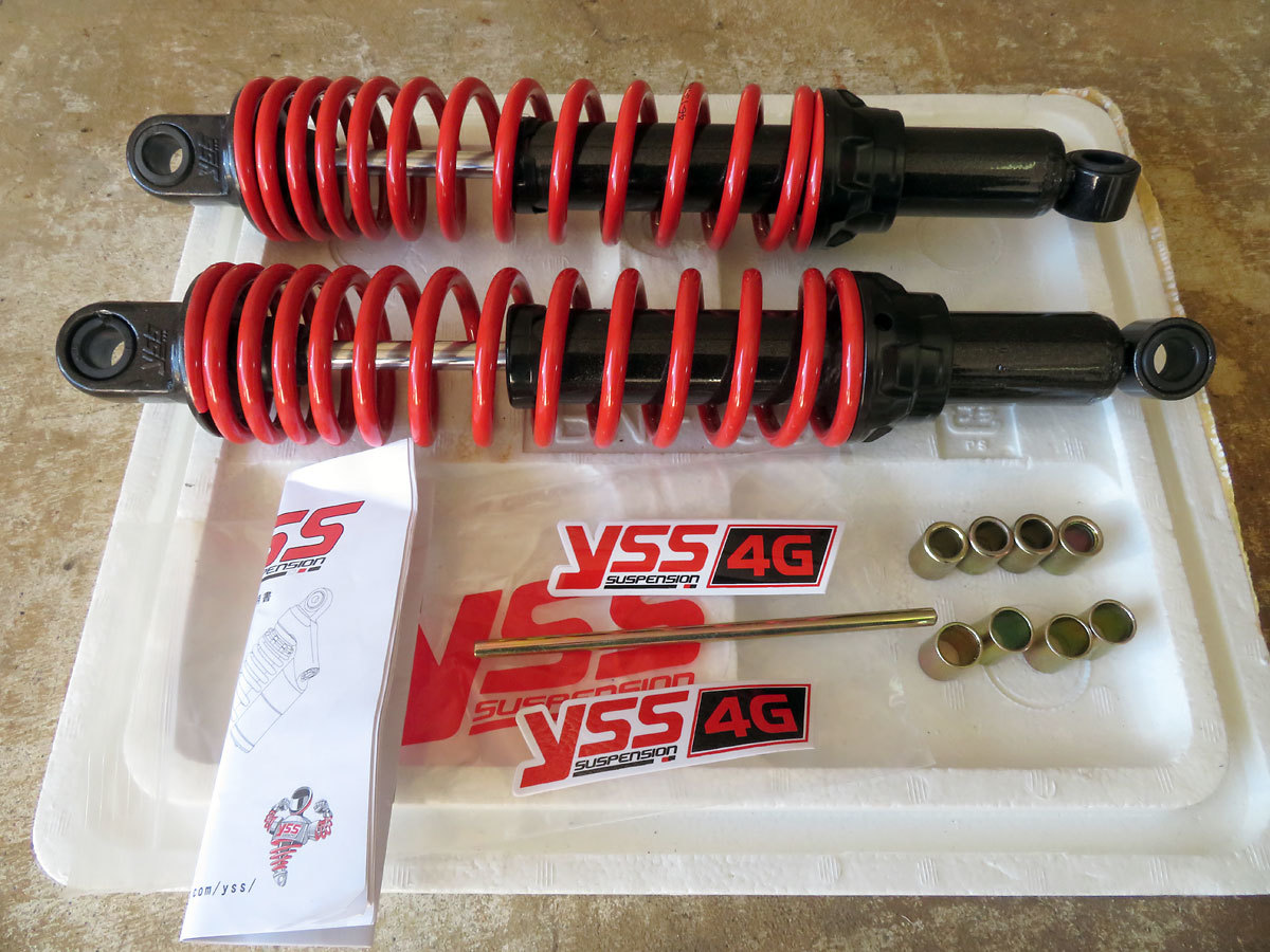 訳あり】未使用 YSS ハイブリッド サス 350mm YB125 YBR125 スーパー 