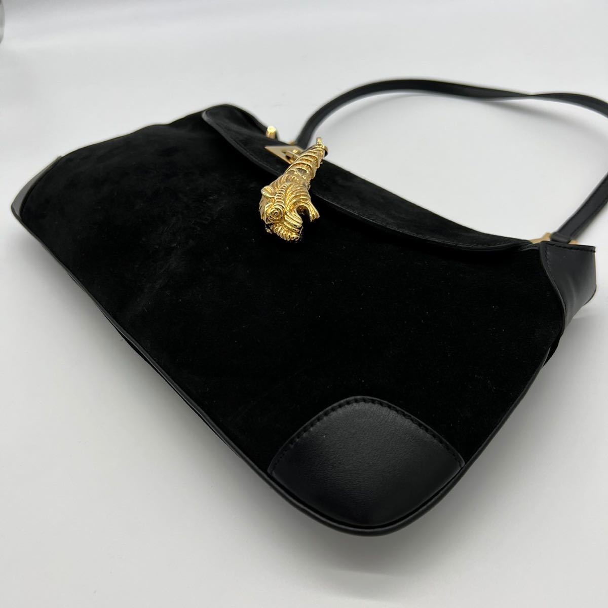 1円【超極美品・激レア】GUCCI グッチ ヴィンテージ タイガーヘッド  