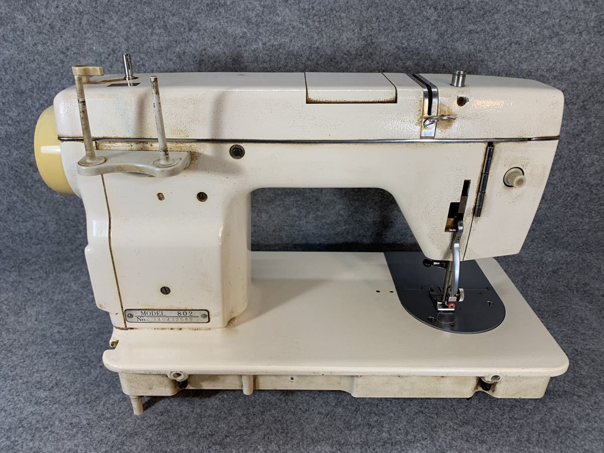 ☆ JANOME 容易 ジャノメ 電動ミシン 802 家庭用 家電 昭和レトロ 格安