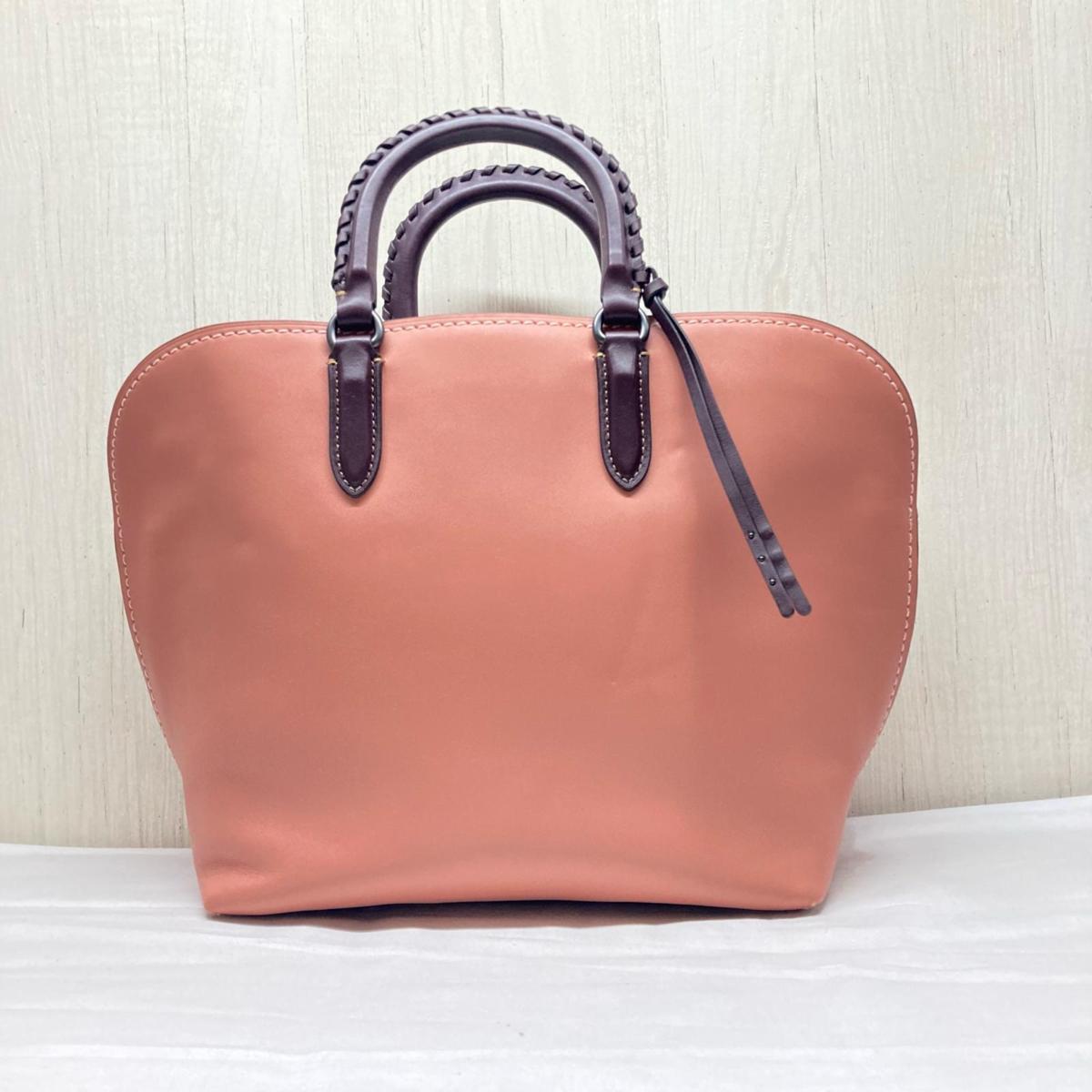 COACH コーチ ハンドバッグ ダコタサッチェル 59983 レザー ピンク系 