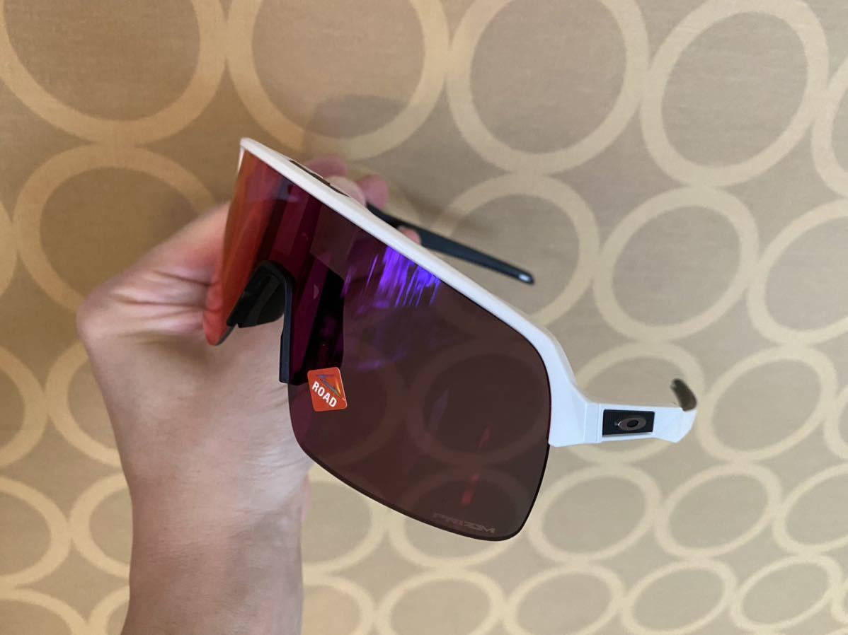 中古美品 OAKLEY オークリー SUTRO LITO マッドホワイト PRIZM ROAD 