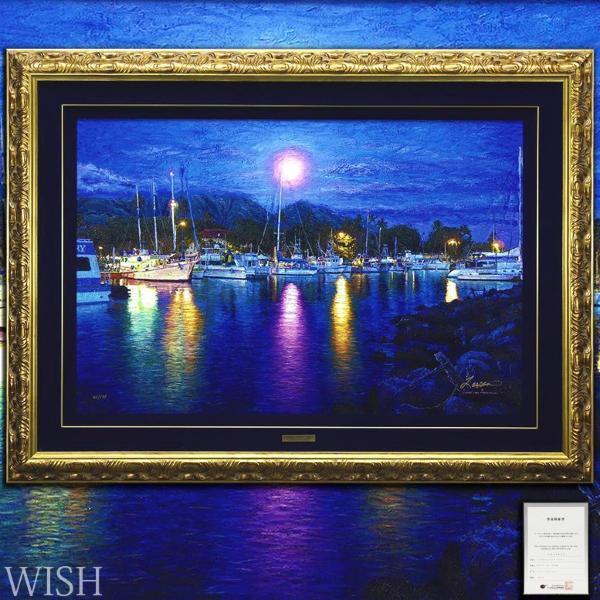 真作】【WISH】ラッセン C.R. Lassen「ラハイナ ハーバーライト 