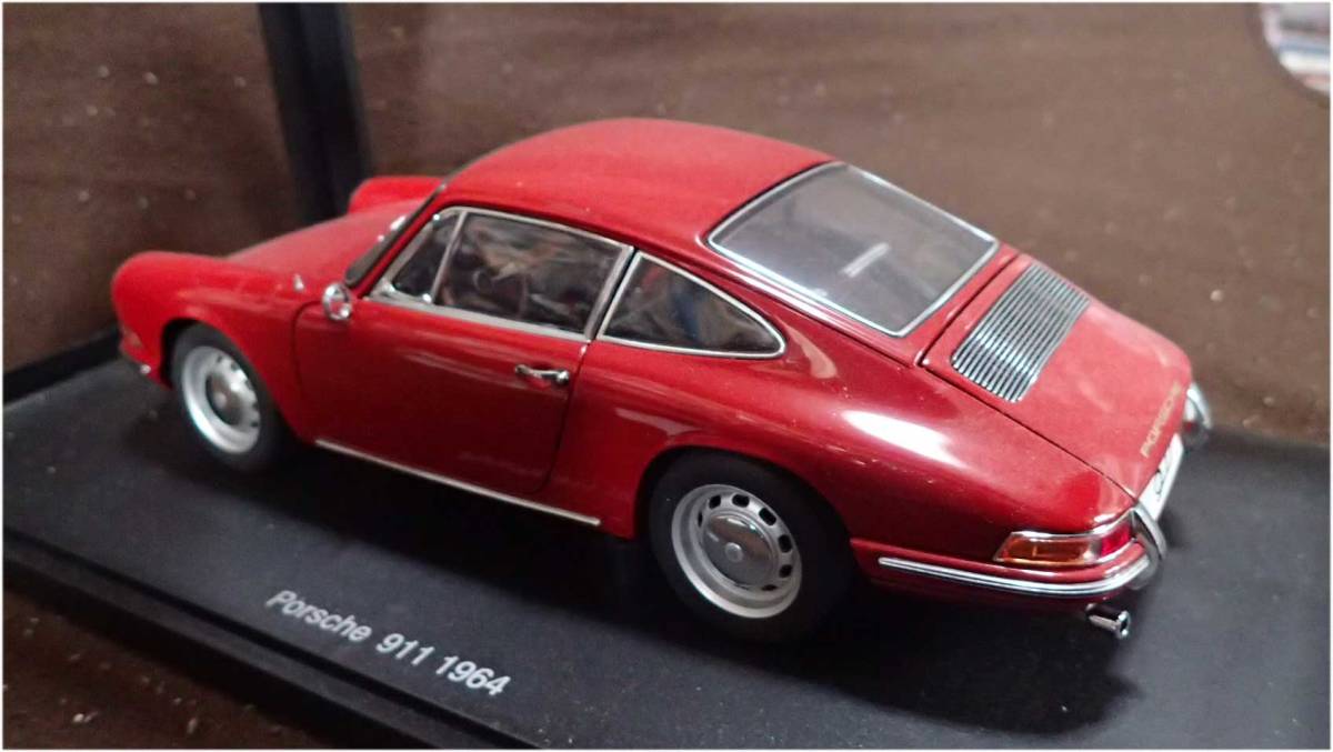 オートアート1/18 ミニカー ポルシェ911 ナロー 1964 レッド RED