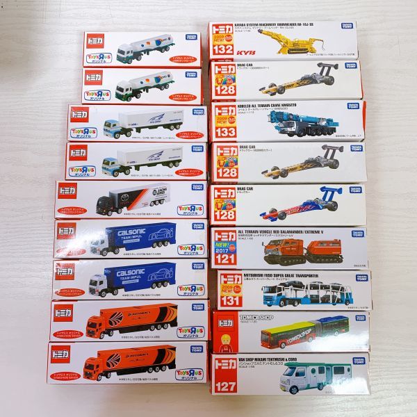 【送M】1円~ トミカ トイザらスオリジナル 日本郵船冷凍コンテナトレーラー JOMO ジョモ タンクローリー トヨタ 86 カルソニック 他