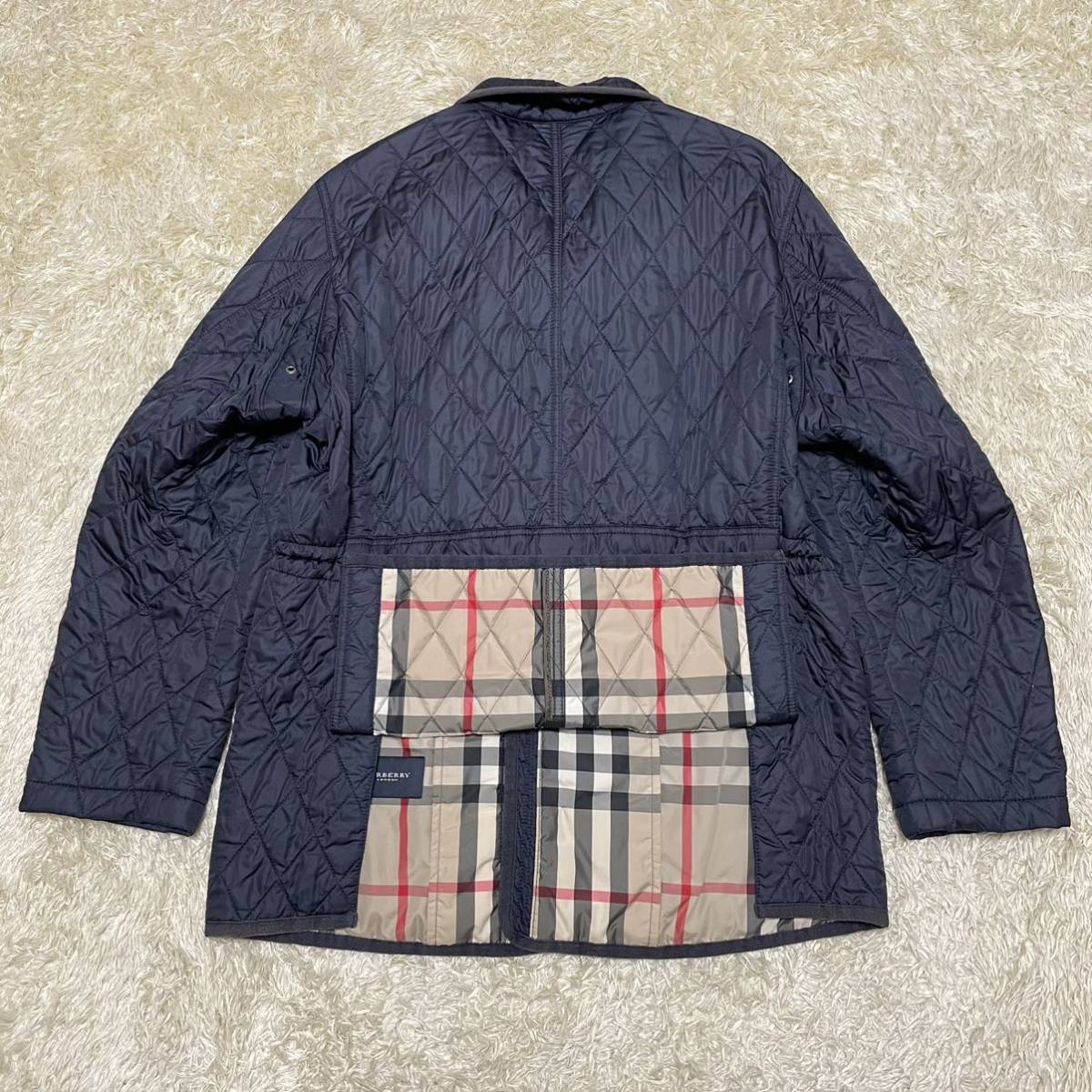 バーバリーロンドン BURBERRY LONDON 希少メガチェック キルティング 