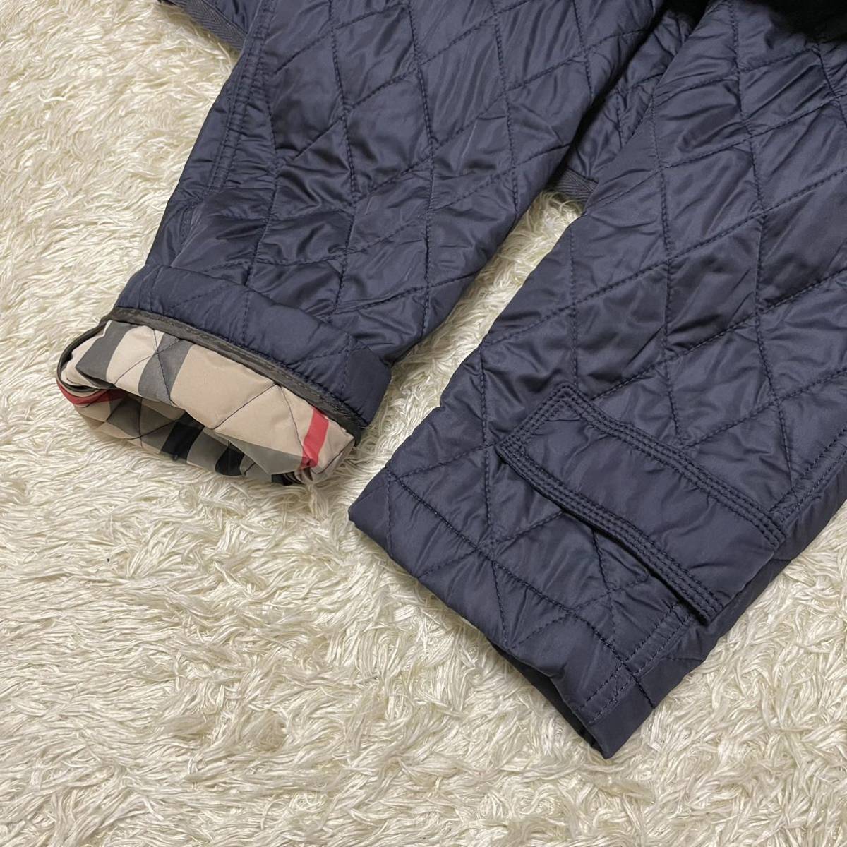 バーバリーロンドン BURBERRY LONDON 希少メガチェック キルティング 
