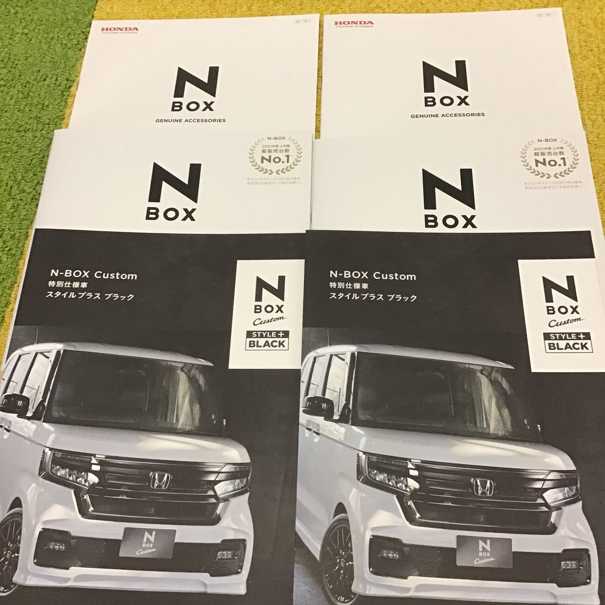 ホンダ Nbox 22 1版 Nボックス アクセサリーカタログ カタログ付き スタイルプラス ブラック 新品 本カタログ 無限mugen 正規認証品 新規格 Nボックス