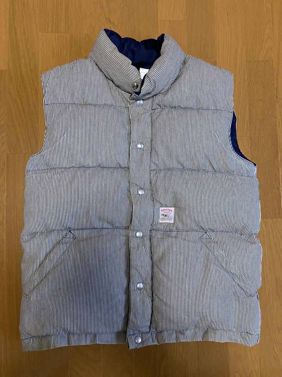 CRESCENT DOWN WORKS × pointer × US トリプルネーム ダウンベスト 