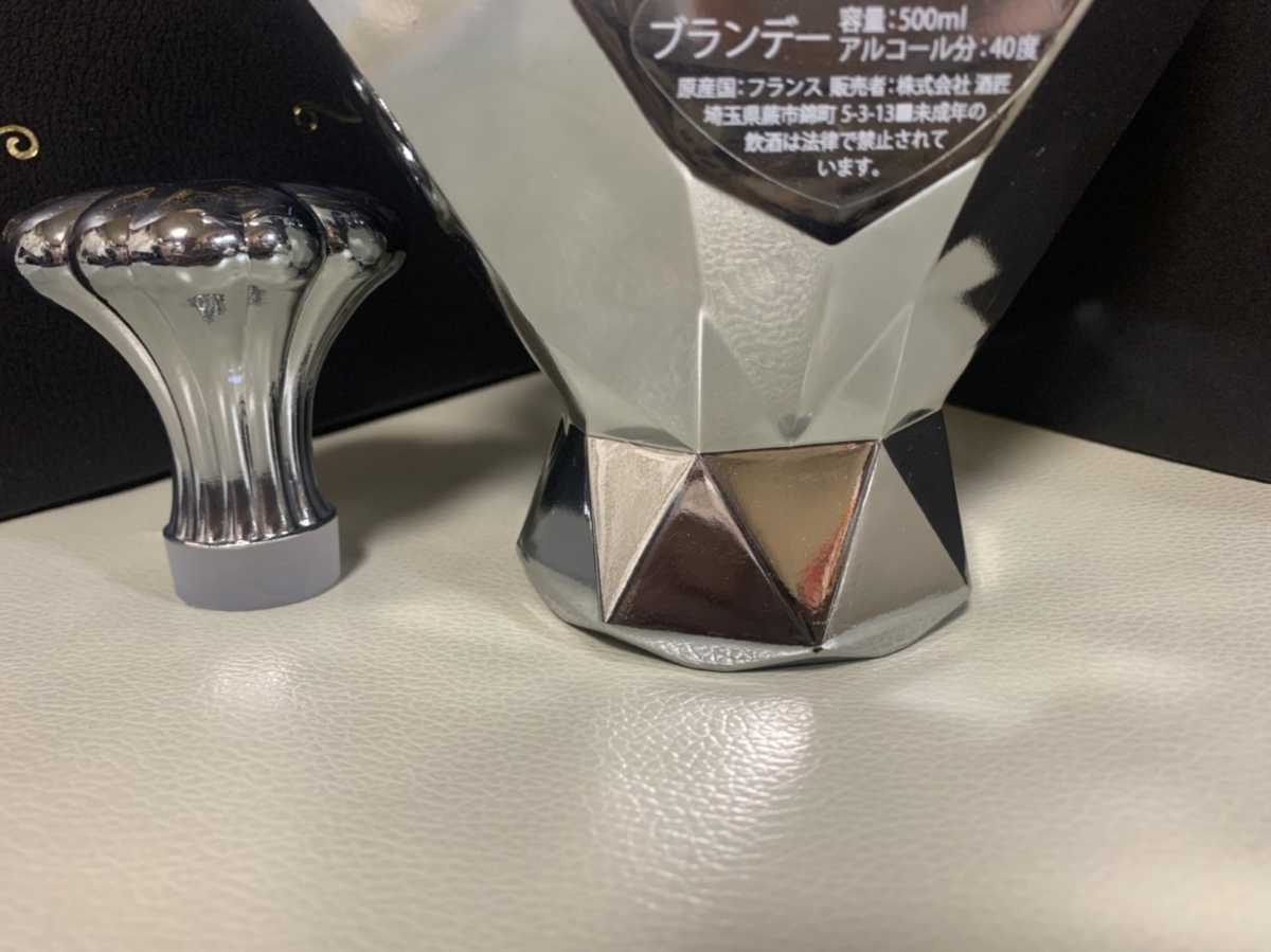 シェイプハートクリアクリスタルボトル替え栓・化粧箱付き！未開封国産品