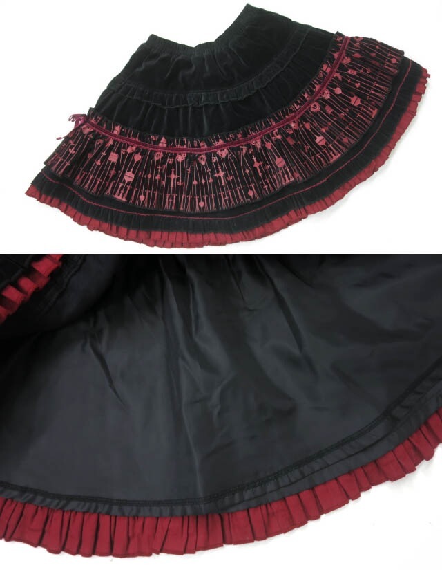 PUTUMAYO 別珍スカート / プトマヨ ゴスロリ [B45226](スカート)｜売買