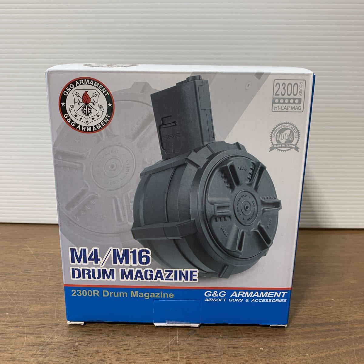 G&G ARMAMENT G-08-171 2300R Drum Mag for M4/M16 M4タイプ 2300発 ドラムマガジン(手動式) ブラック (1125e25