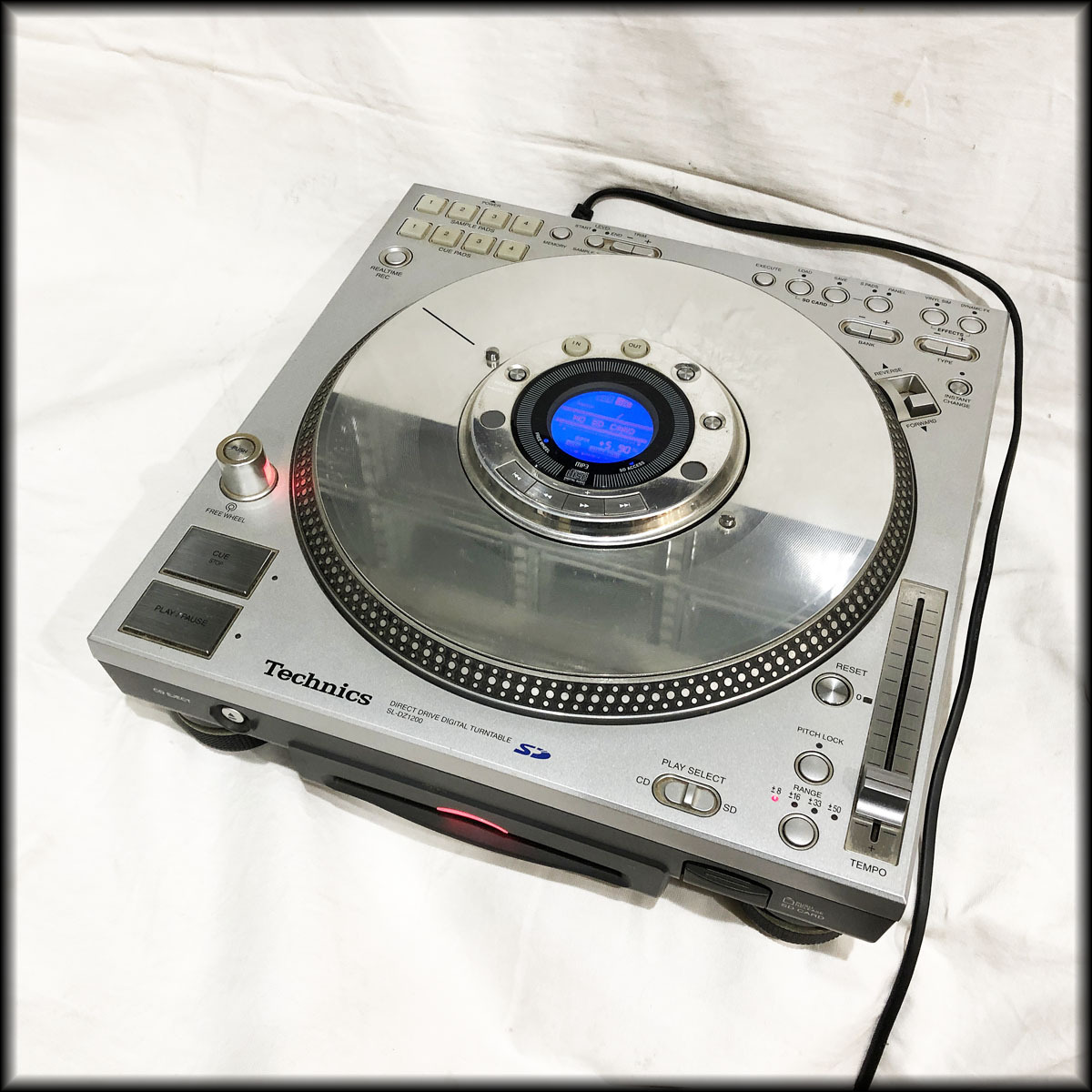 ジャンク◇Technics◇CDJ ダイレクトデジタルターンテーブル SL-DZ1200
