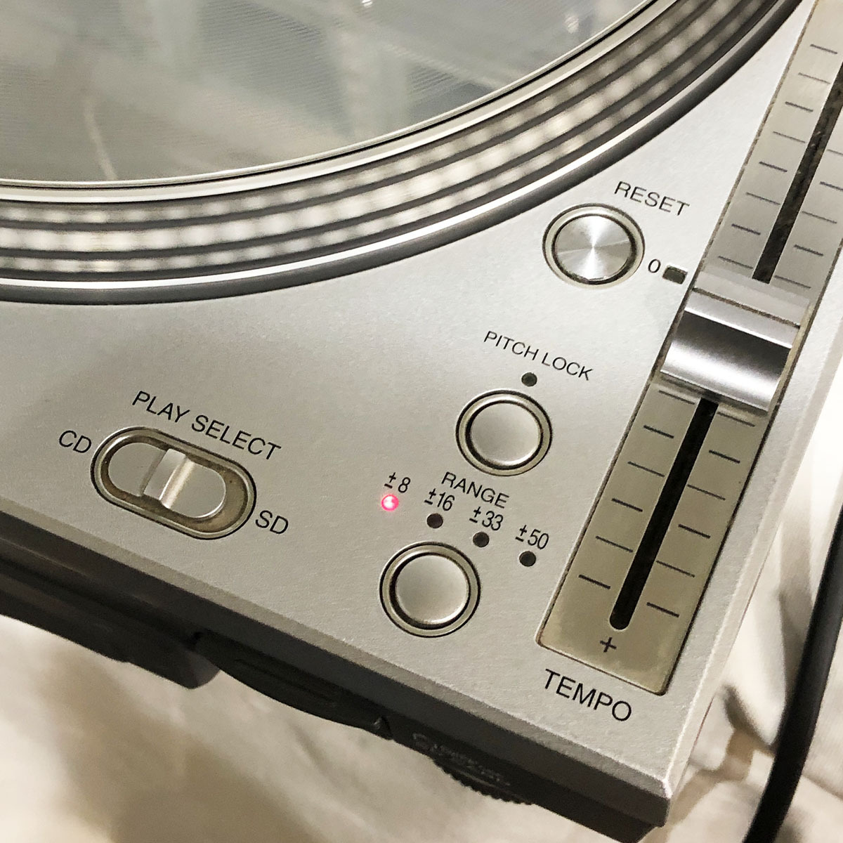 ジャンク◇Technics◇CDJ ダイレクトデジタルターンテーブル SL-DZ1200