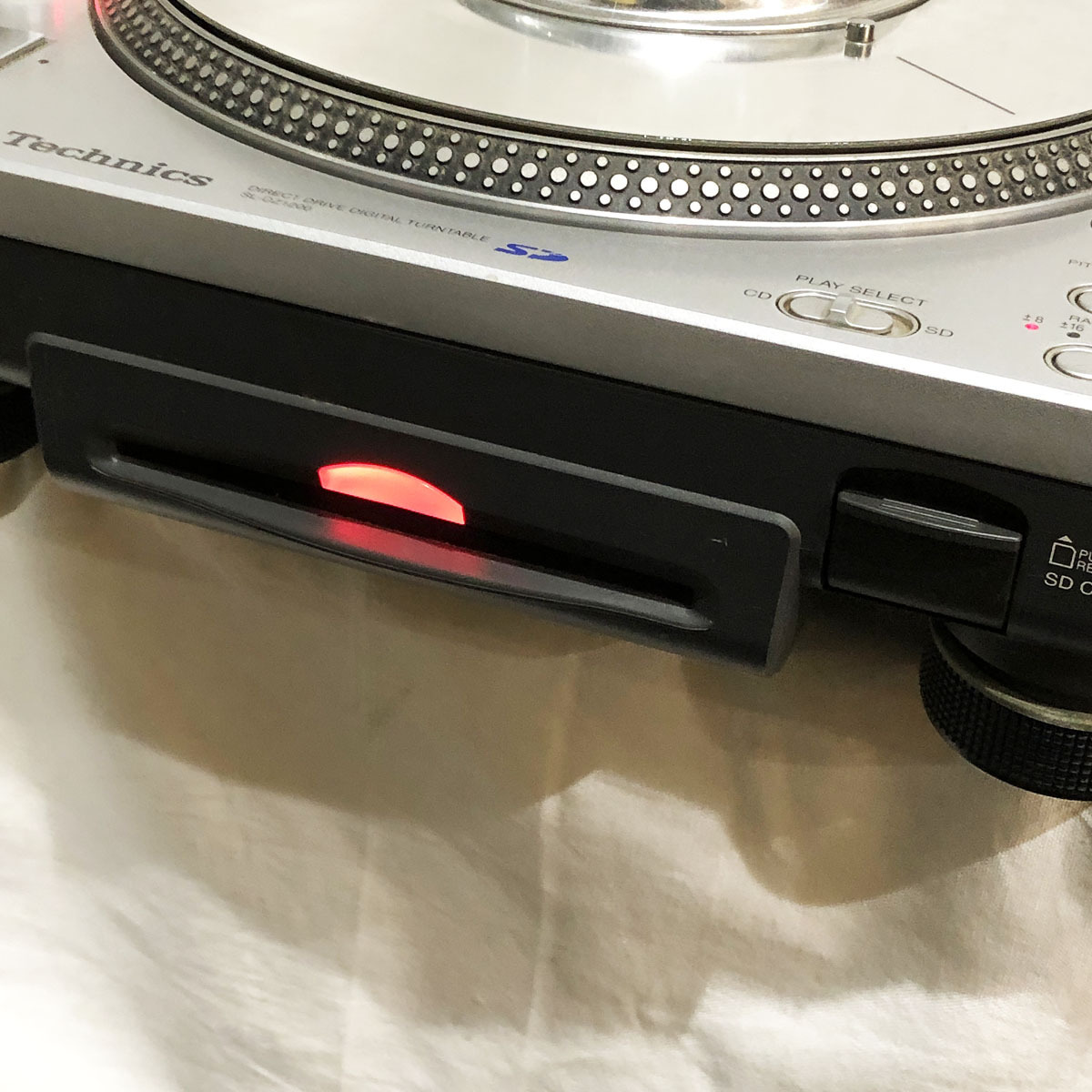 ジャンク◇Technics◇CDJ ダイレクトデジタルターンテーブル SL-DZ1200