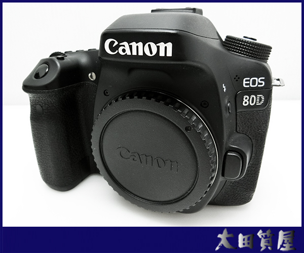 質屋出品☆CANON キャノン EOS 80D ボディ 2，420万画素 Wi-Fi タッチ液晶