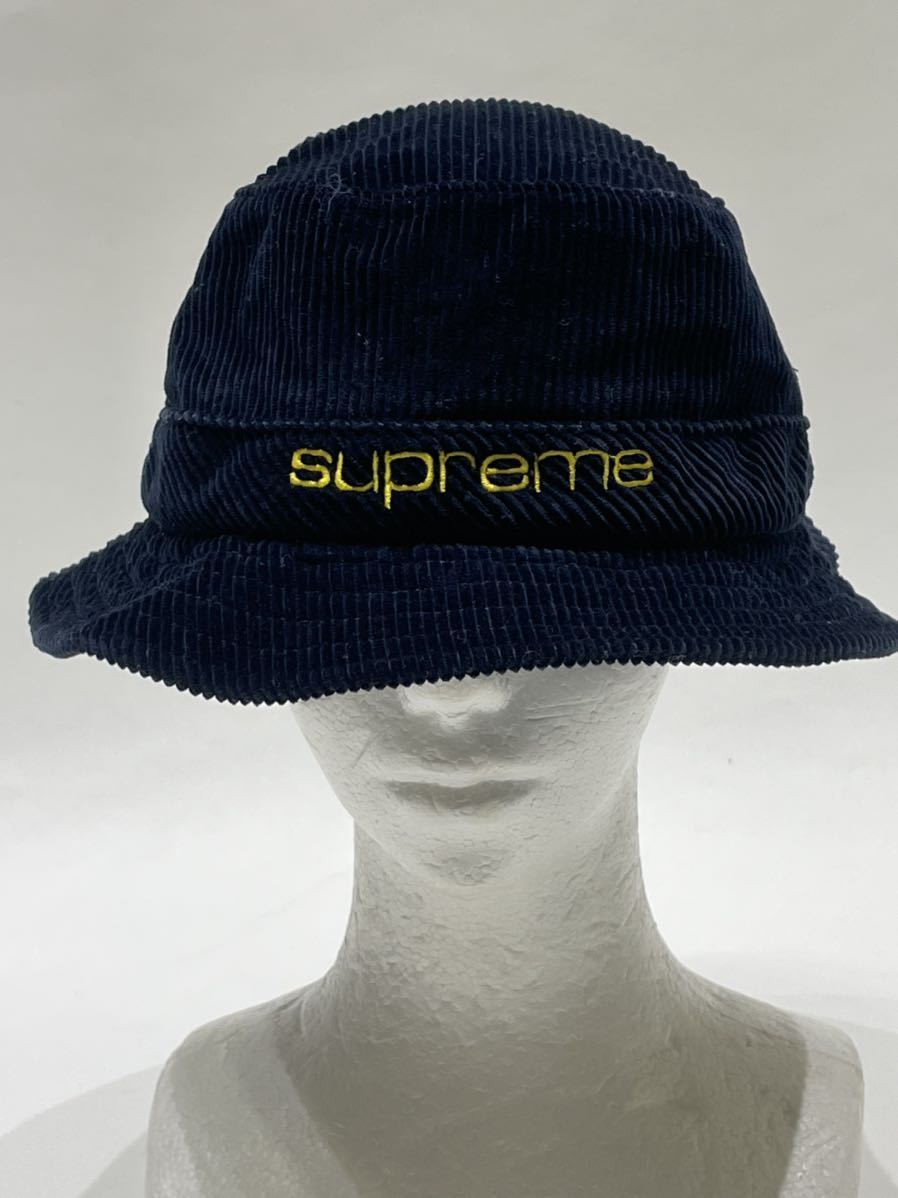 正規品 シュプリーム Supreme 19ss compact logo corduroy hat
