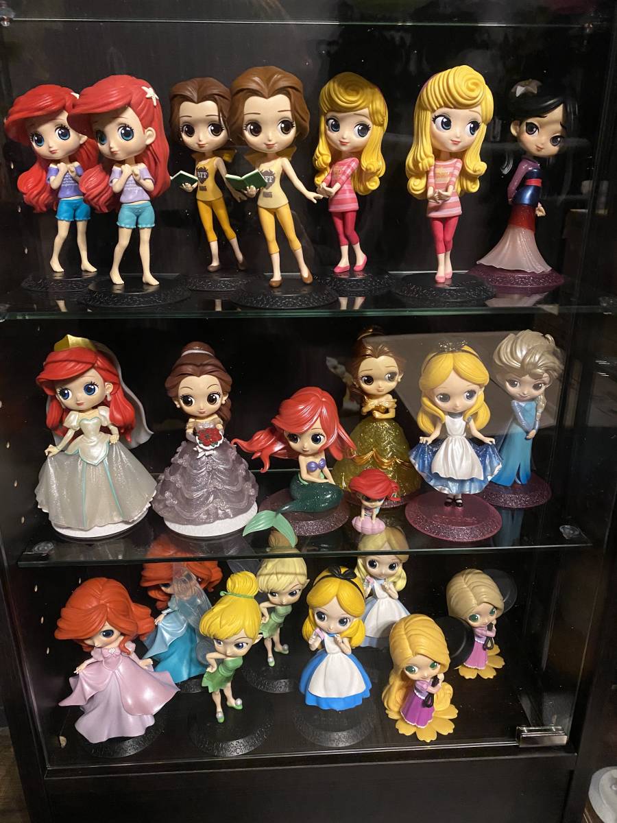 ディズニー☆キューポスケット フィギュア☆まとめ売り33点セット
