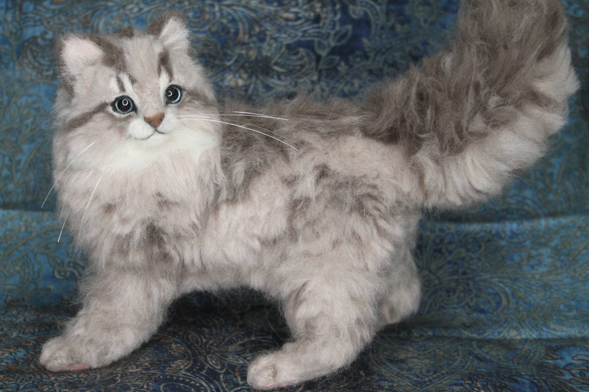 羊毛フェルト 猫 ラガマフィン 羊毛フェルト 売買されたオークション情報 Yahooの商品情報をアーカイブ公開 オークファン Aucfan Com