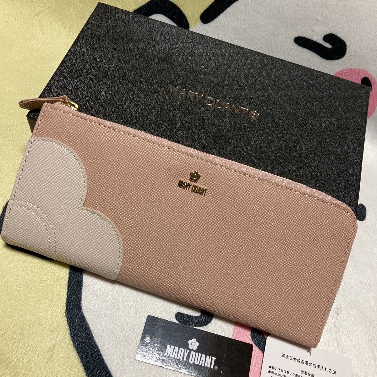 レディース 新品未使用マリークワントのパスポートケース・長財布 