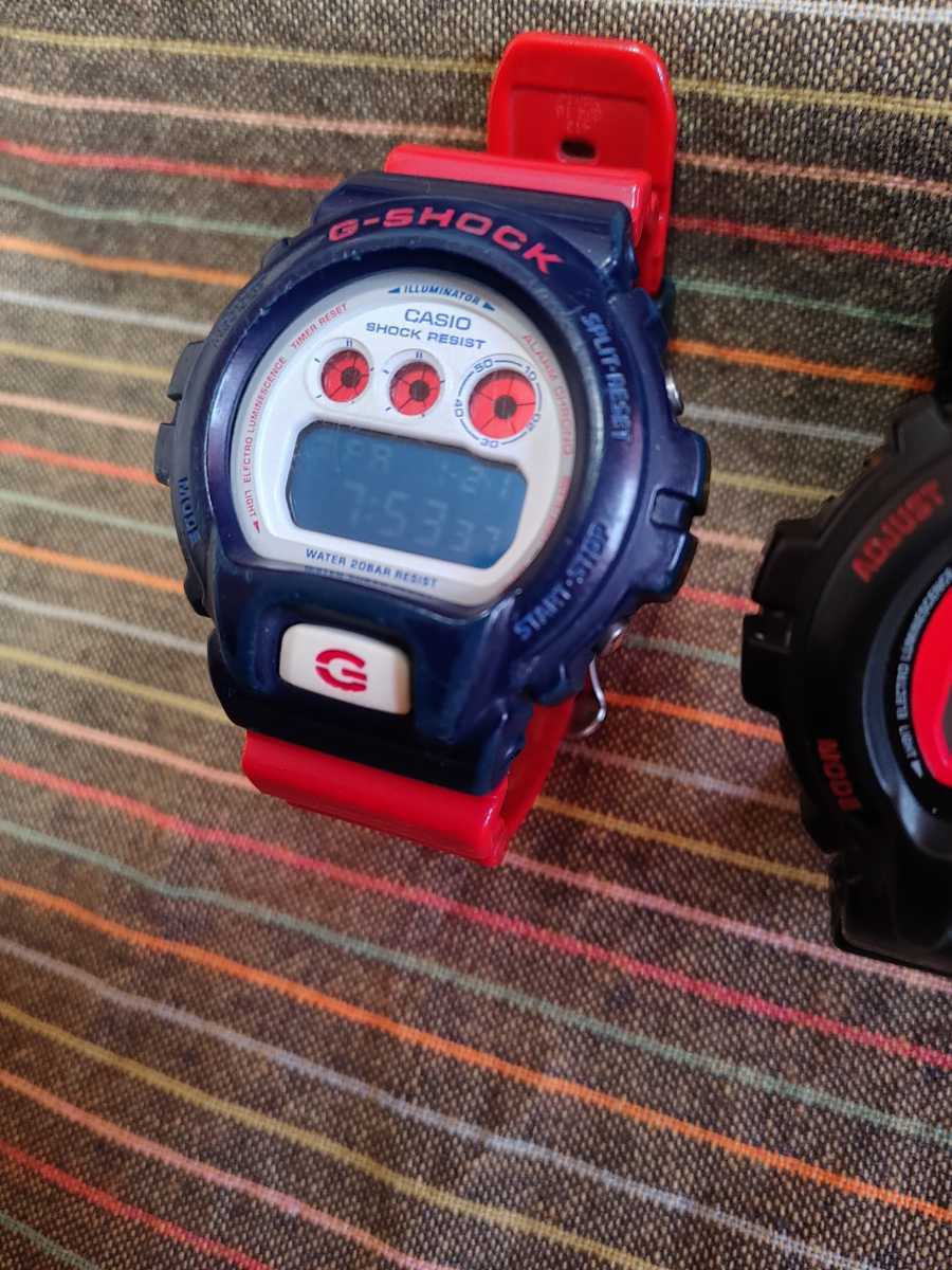 CASIO G-SHOCK 3230 DW 6900 AC ブルー レッド ホワイト トリコロール 