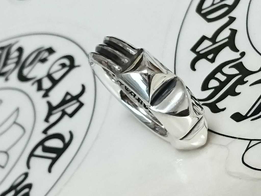 CHROME HEARTS WAXD PUNK ワックスドパンクリング 20号 新作 クロム