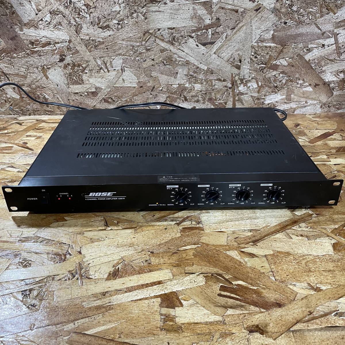 Y974 BOSE 1200VI プロフェッショナル 4ch パワーアンプ Y974 BOSE ボーズ 1200VI プロフェッショナルパワーアンプ 4chパワー
