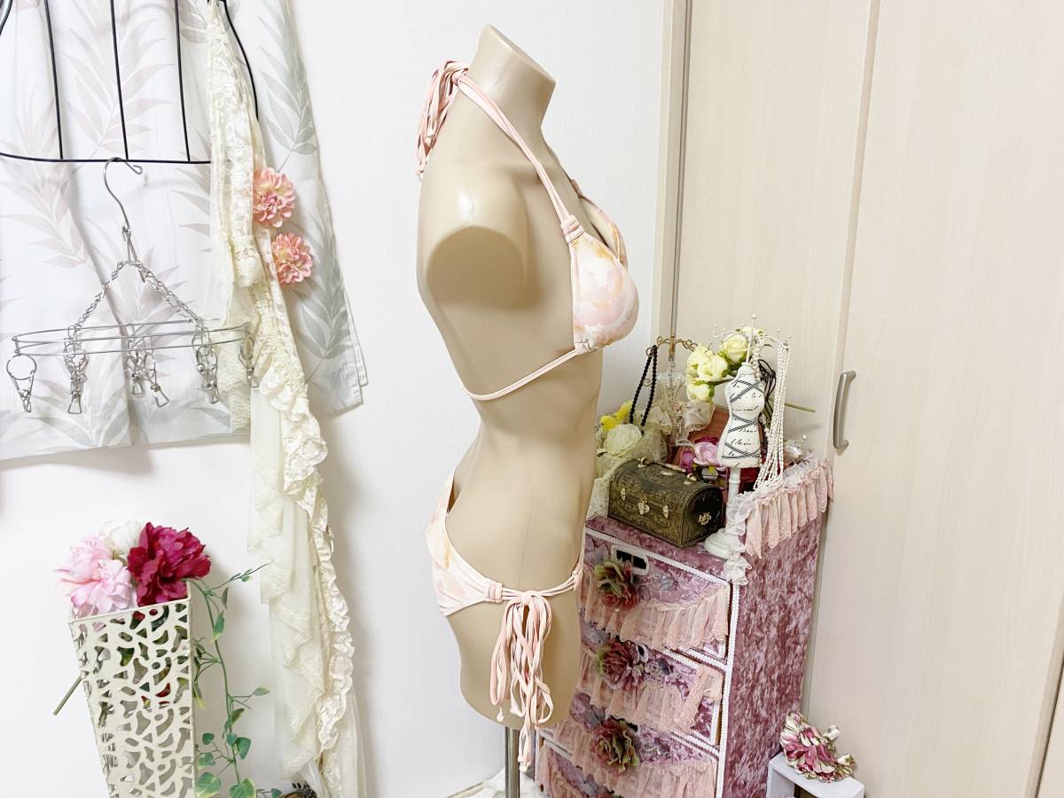 レディス水着freeサイズ リエンダ Rienda Suelta 日本製 ソフト三角ビキニ 紐パンツ 淡ピンクベージュ 三角ビキニ 売買されたオークション情報 Yahooの商品情報をアーカイブ公開 オークファン Aucfan Com