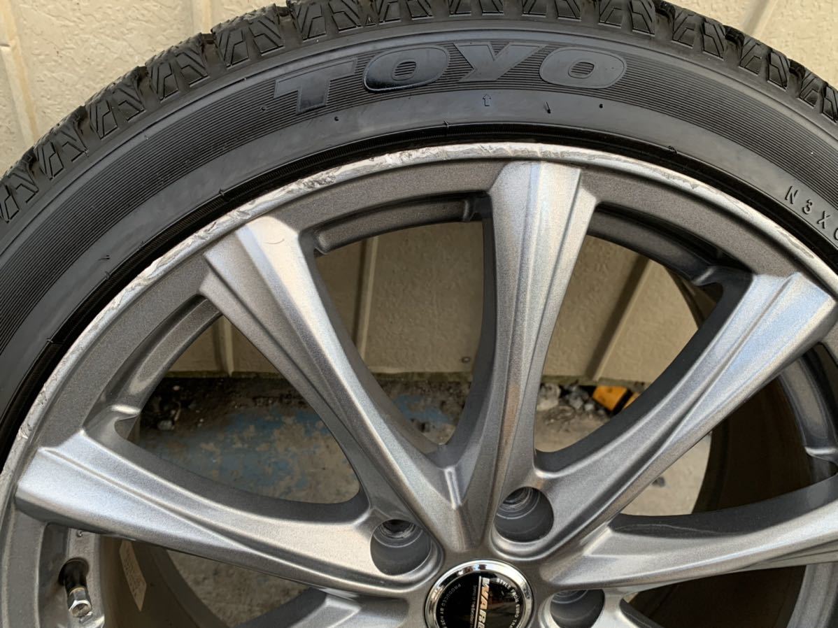 WAREN 18インチ中古ホイールと215/45R18 スタッドレスタイヤ中古の WAREN 18インチ中古ホイールと215/45R18 スタッドレスタイヤ中古の