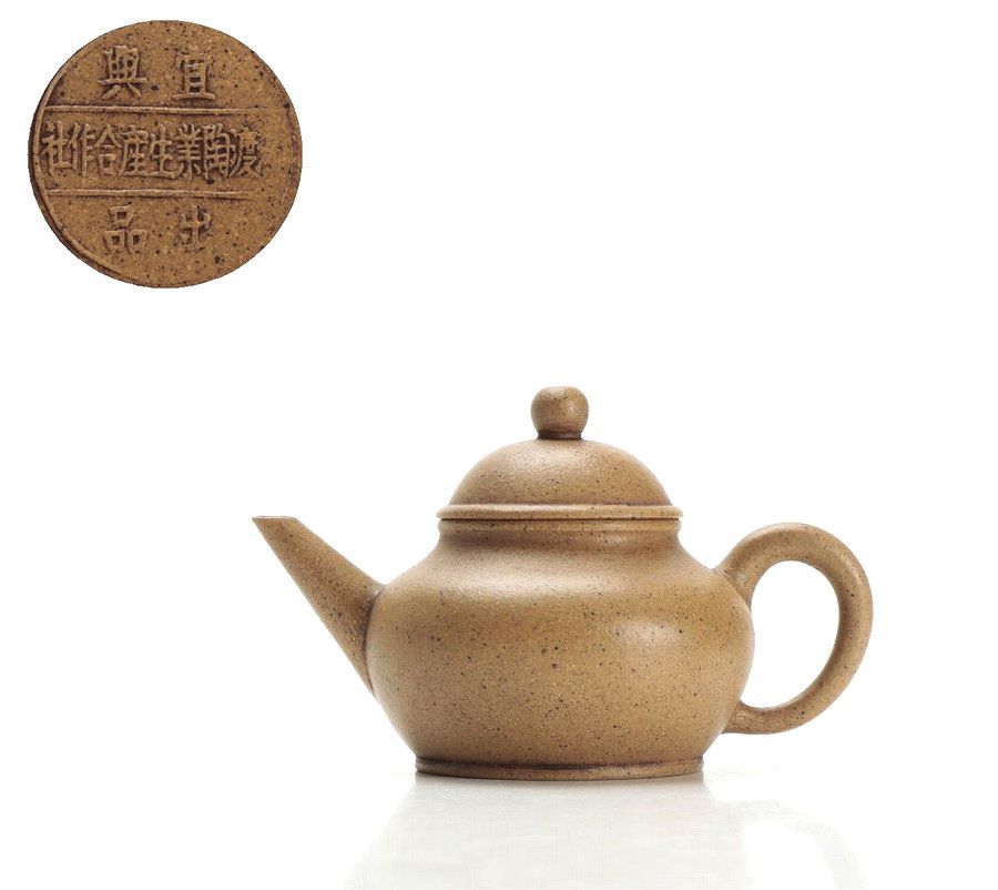 中国美術 宣興出品 白泥急須 紫砂壷 イ066(施釉陶)｜売買