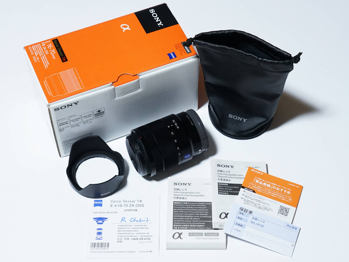 美品・動作良好□SONY Vario-Tessar T* E 16-70mm F4 ZA OSS SEL1670Z 