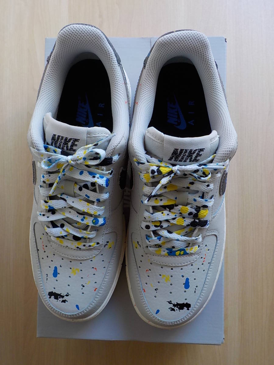 NIKE AIR FORCE 1 LOW PAINT SPLATTER LIGHT BONE/BLACK エア フォース ...